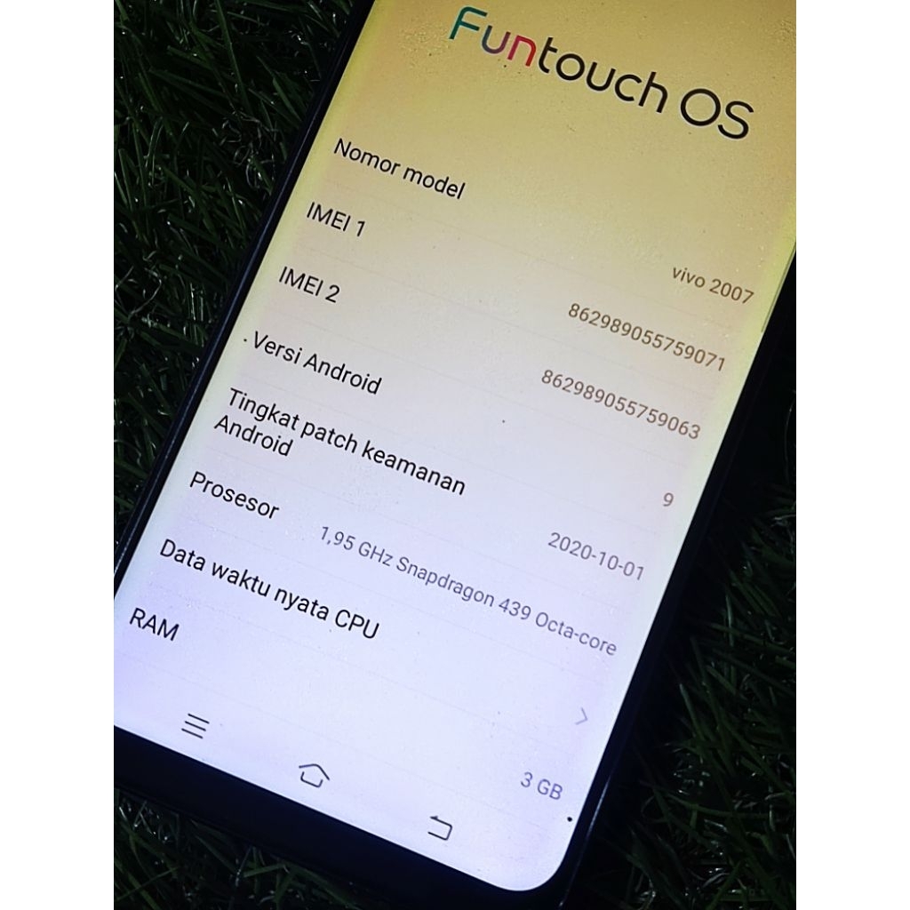 Mesin Vivo Y12i Normal V2007