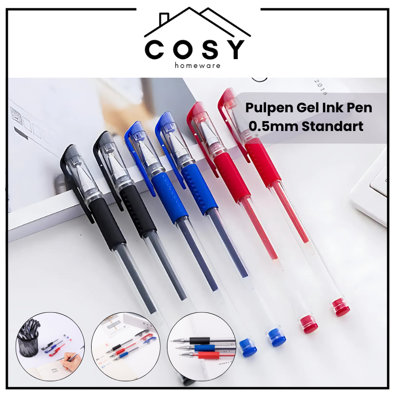 

COSY Pena Gel / Pulpen Gel Ink Pen 0.5mm Standart 3 Warna Puplen Gel MIMI Alat Tulis Stationary