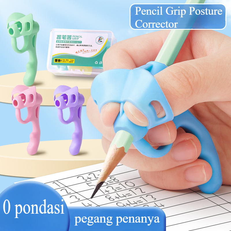 

【Ready】Pencil Grip Alat Bantu Tulis Anak / Writing Grip Pencil Holder/pencil Grip Posture Corrector/alat Bantu Anakbelajar Menulis/