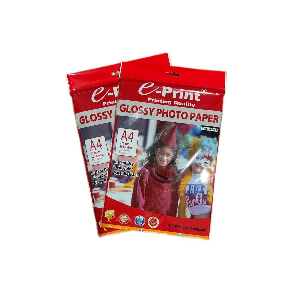 

E-Print Glossy Photo Paper A4 50 Lembar