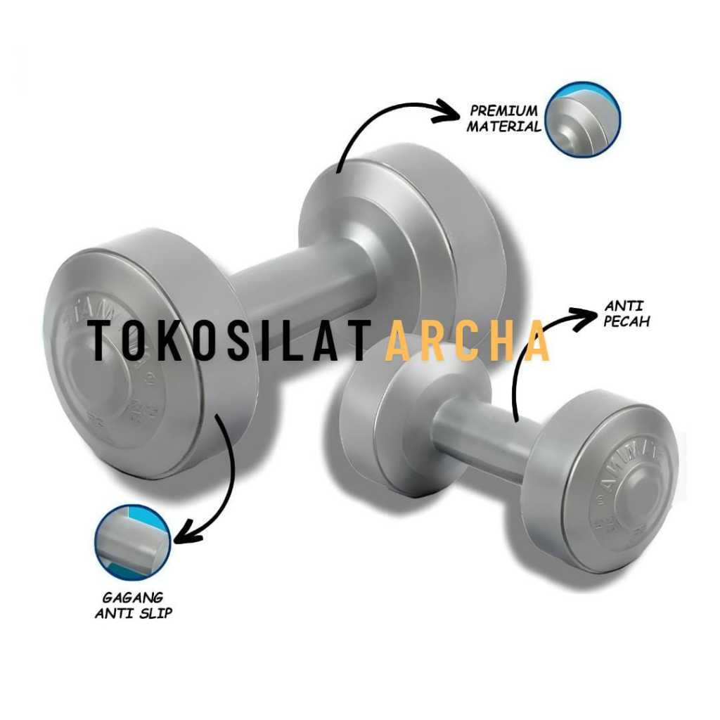 Barbel / Dumbel Stamina 5 kg / Dumbel Fitness 5 kg