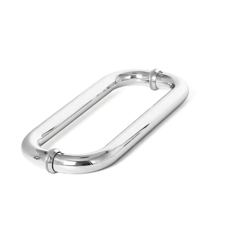 Dekorasi Gagang Pipa Aluminium Handel Hendel Pull Handle Door Tarikan Penarik Pintu Kaca Toilet Ruma