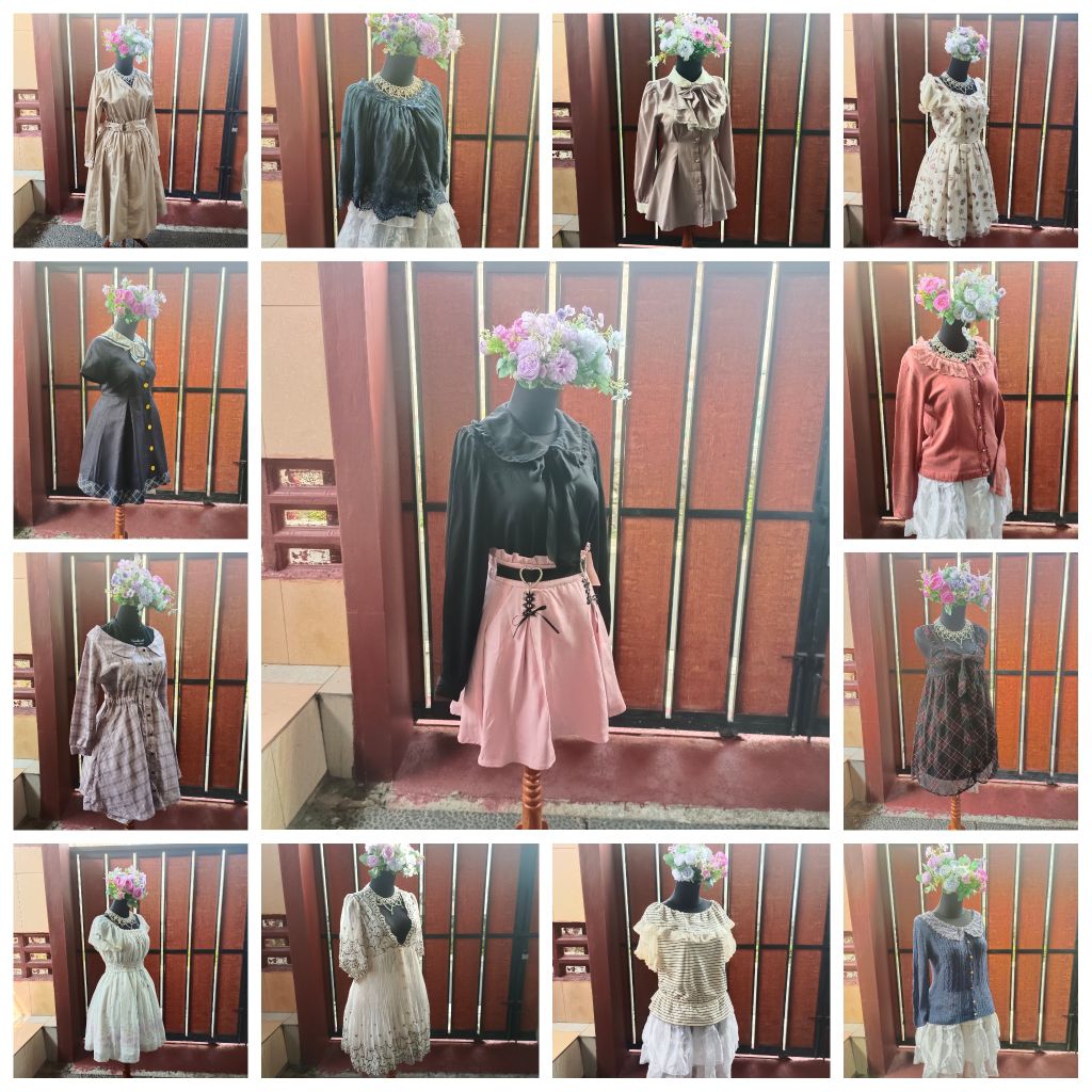 (LINK CEKOUT PULUHAN) Link Co customer dress atasan jiraikei kawaii