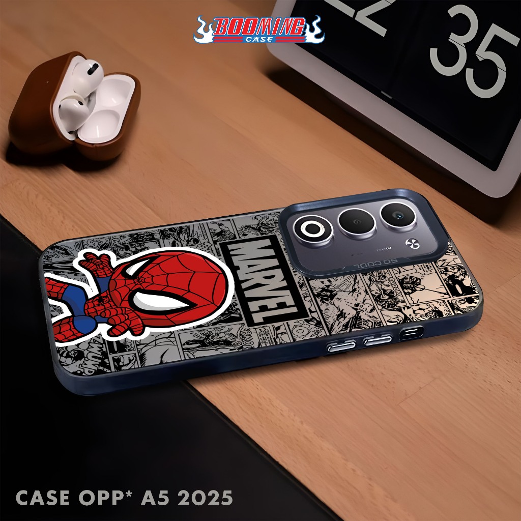 Case Oppo A5 2025 Casing Oppo Premium Matte Hard Casing - Case IMD - Case Hologram Motif MARVEL CHIB
