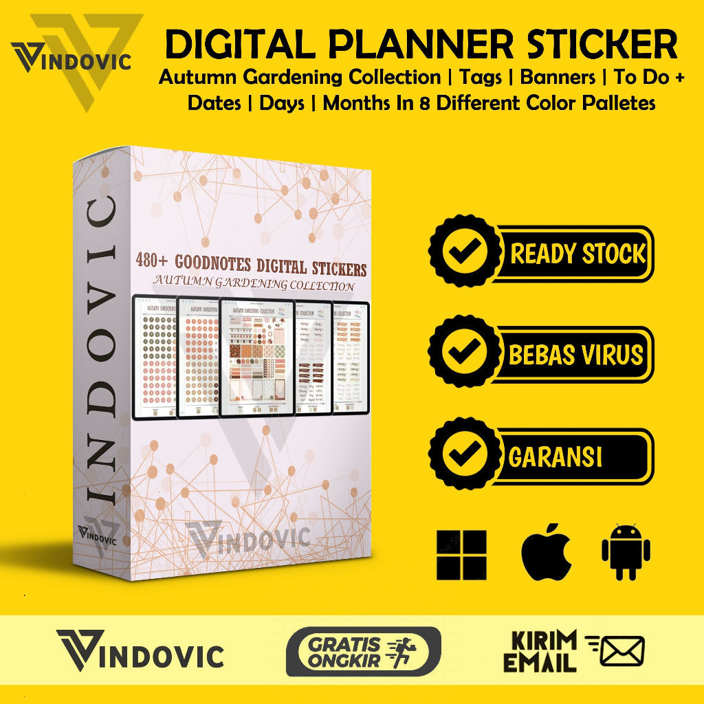 [T0242] GOODNOTES DIGITAL PLANNER STICKER