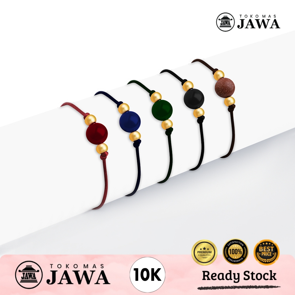Gelang Tali Emas Wanstone Kadar 10k Toko Mas Jawa