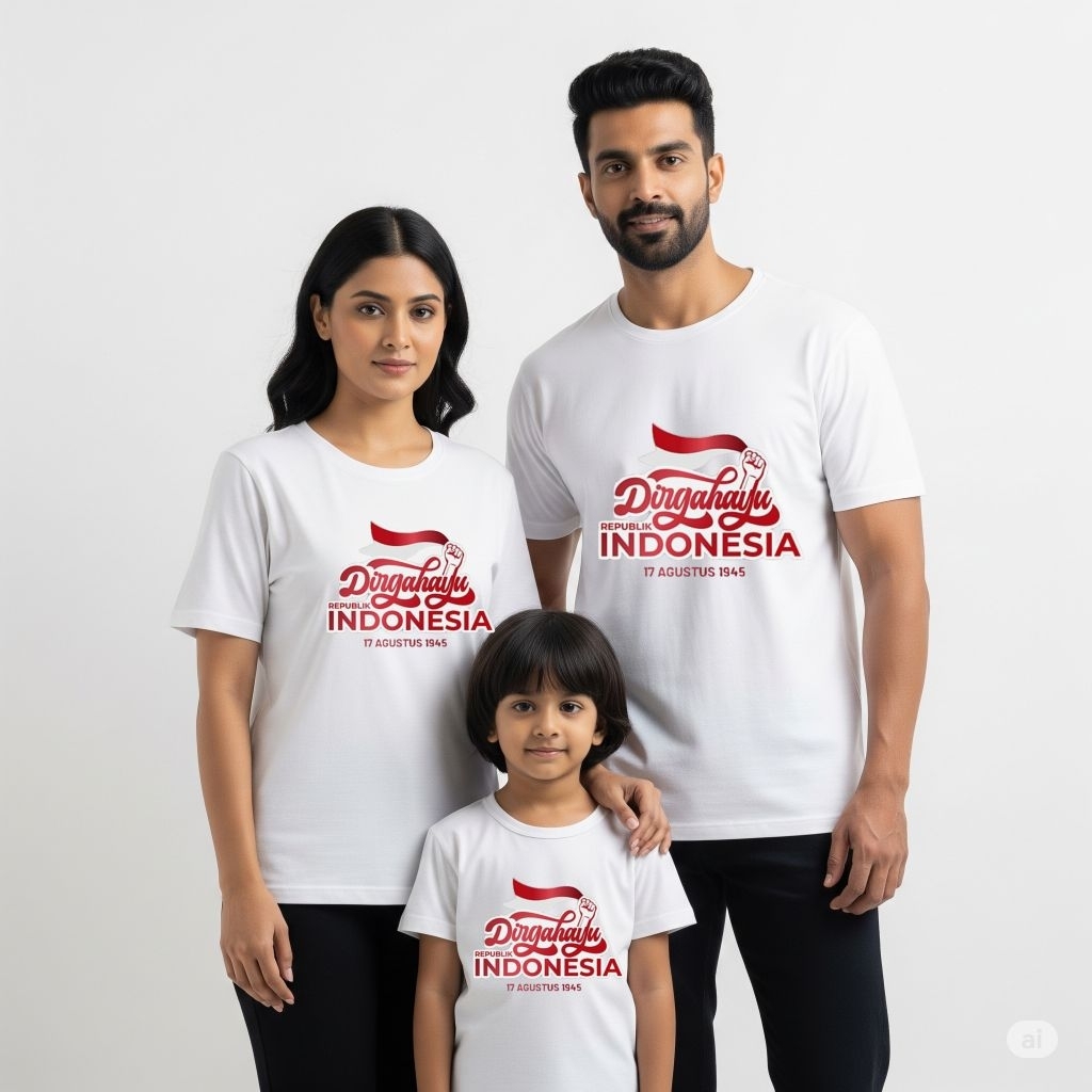 Kaos Couple 17 Agustus 2025 / Baju Atasan Kemerdekaan Indonesia