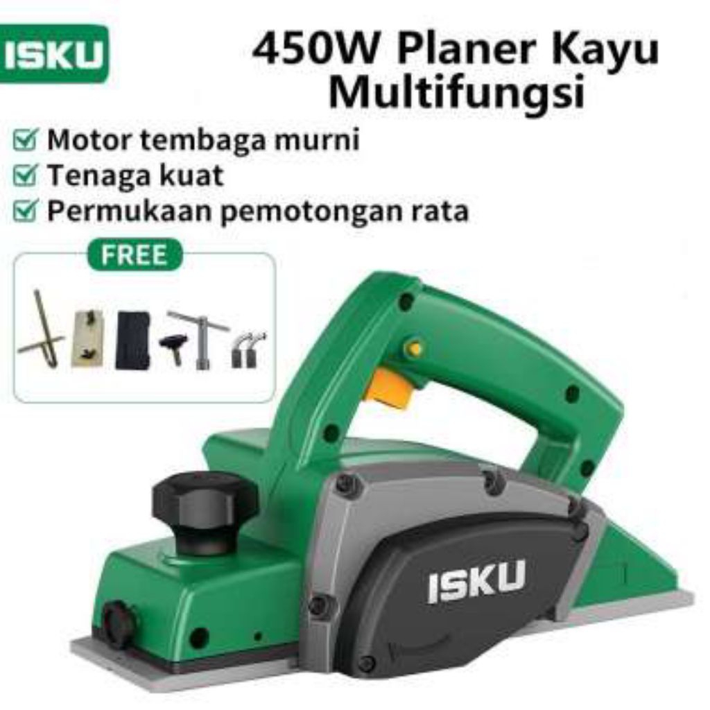 

isku planner listrik 450w (dengan pisau planner)