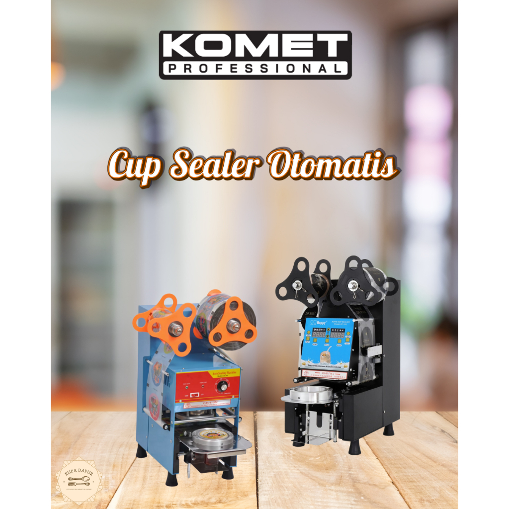 KOMET Cup Sealer Otomatis - Mesin Press Gelas Plastik