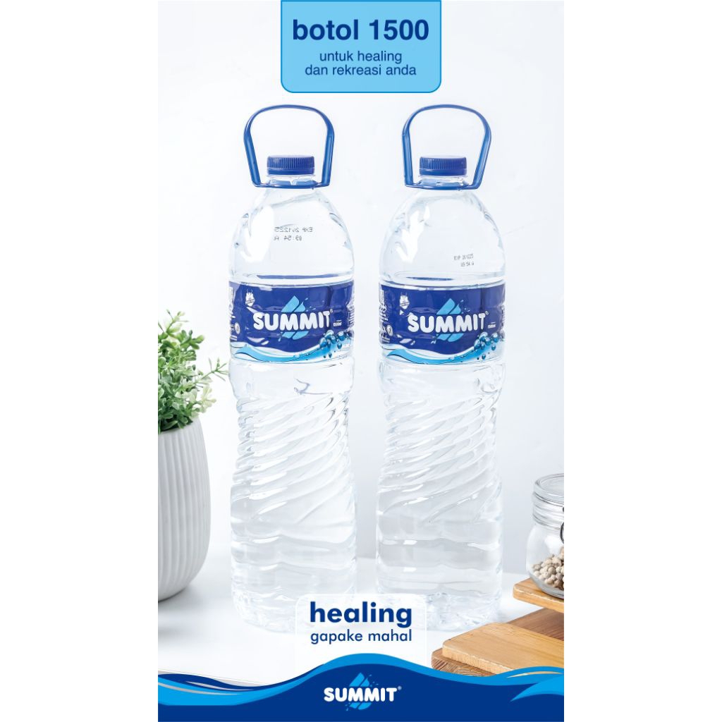 

air mineral botol 1500 ml summit