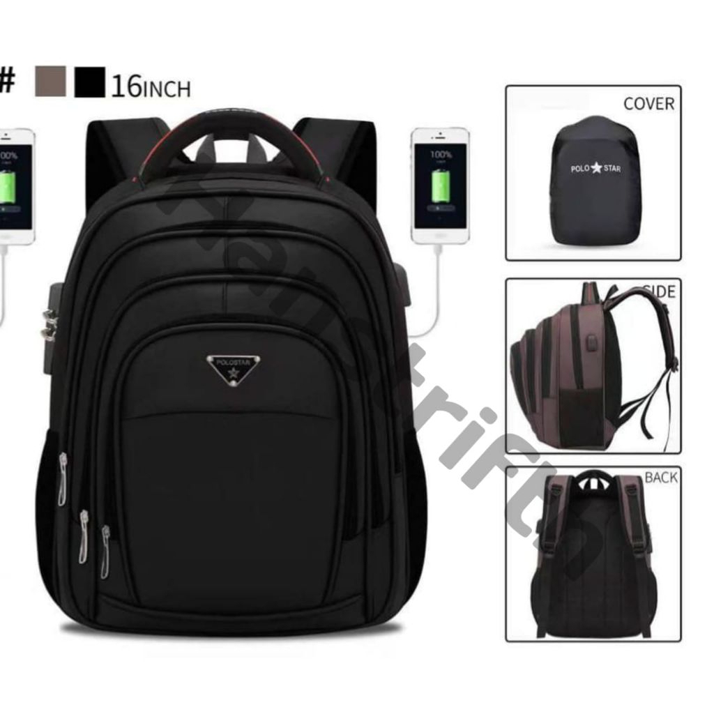 Tas ransel POLO STAR import 16inch tas laptop