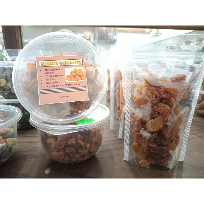 

GOLDEN KISMIS ORGANIK BUAHNYA BESAR-BESAR, tinggi kalsium dan serat