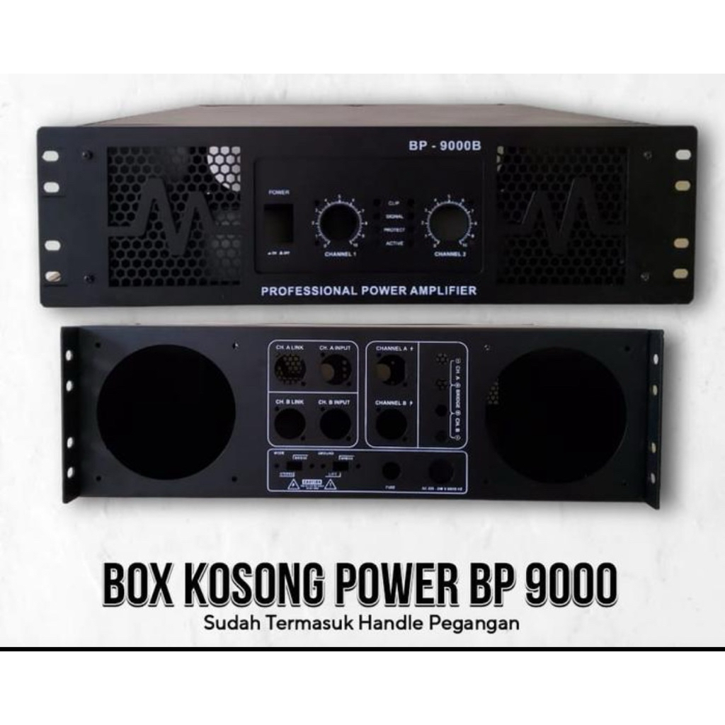Box Power Amplifier BP9000 3u 2ch
