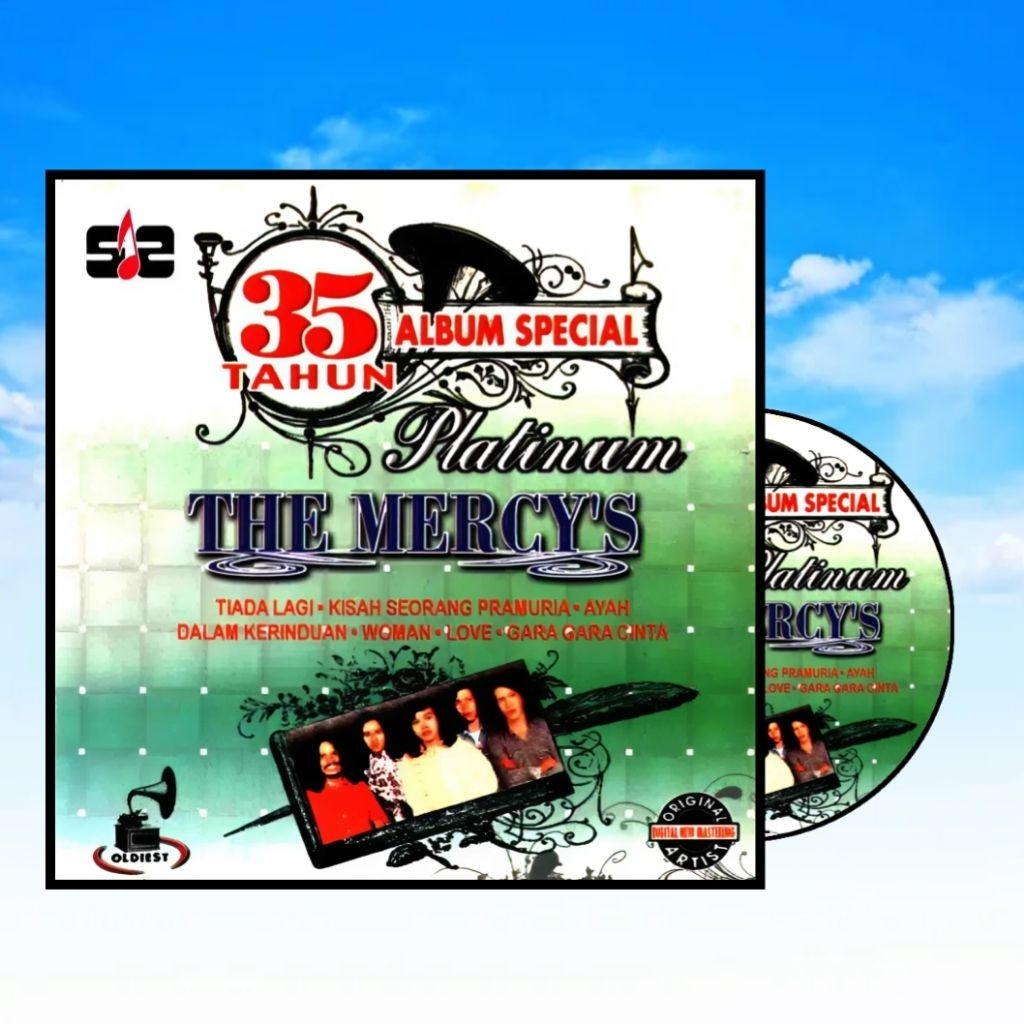 KASET CD MOBIL LAGU THE MERCY - KASET CD AUDIO BUAT DI MOBIL - KASET CD LAGU NOSTALGIA
