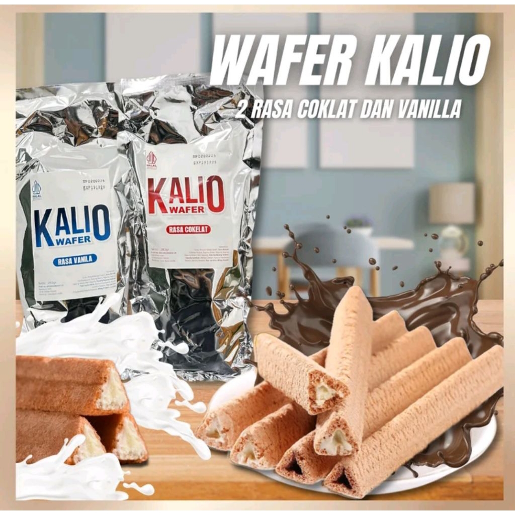 

Kalio wafer stick vanila, coklat 280gram taiko viral