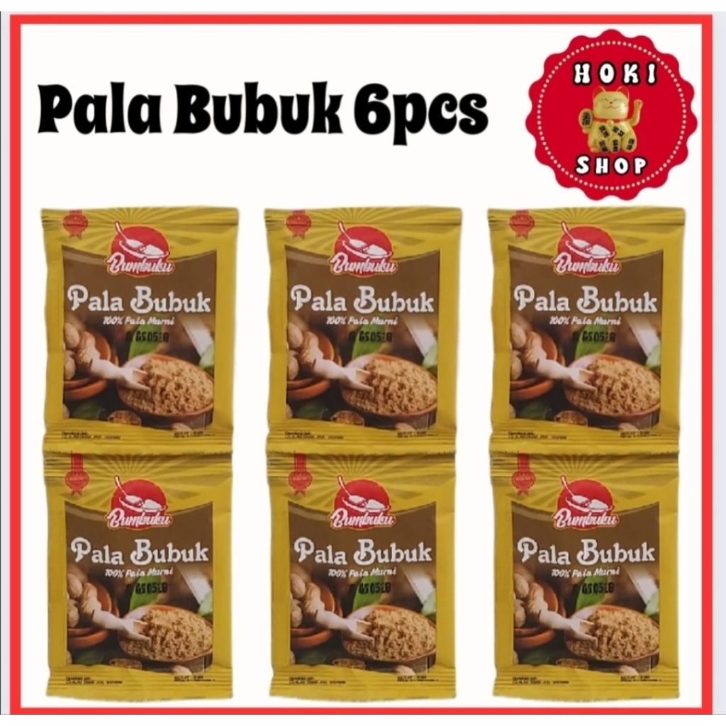 

Bumbuku Pala Bubuk 6pcs @6gr / Bubuk Pala / Pala