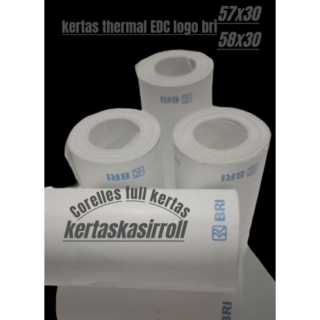 

kertas Termal EDC logo bri 58x30mm