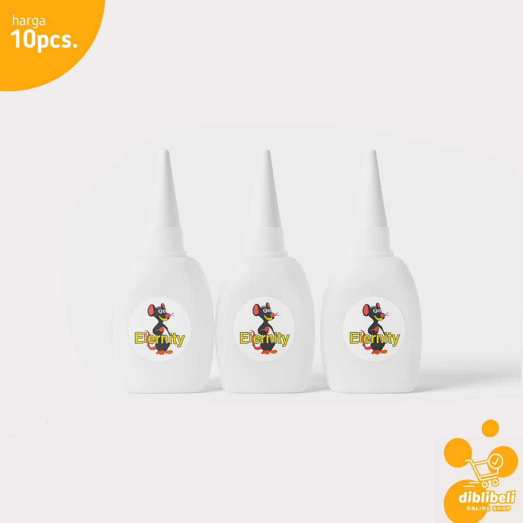 Lem Eternity Jumbo - Alteko Eternity Gambar Tikus - Lem Setan Eternity Serbaguna 10pcs