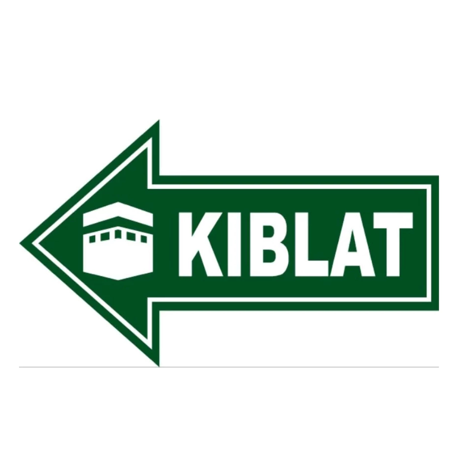 

STIKER ARAH KIBLAT KIRI 10x15 CM STICKER WATERPROOF QIBLA WLBEE