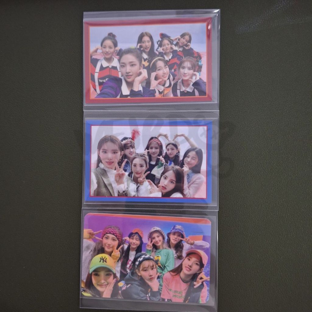 PHOTOCARD OFFICIAL WEEEKLY ALBUM WE CAN WE PLAY GROUP