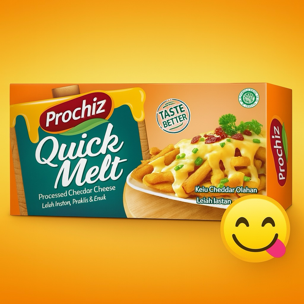 

Prochiz Quick Melt 160g – Keju Leleh Cepat, Rasanya Bikin Nagih!