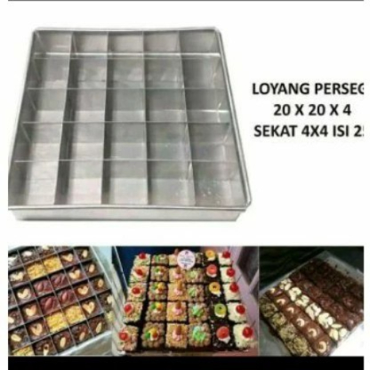 

Loyang bunga set mini isi 3