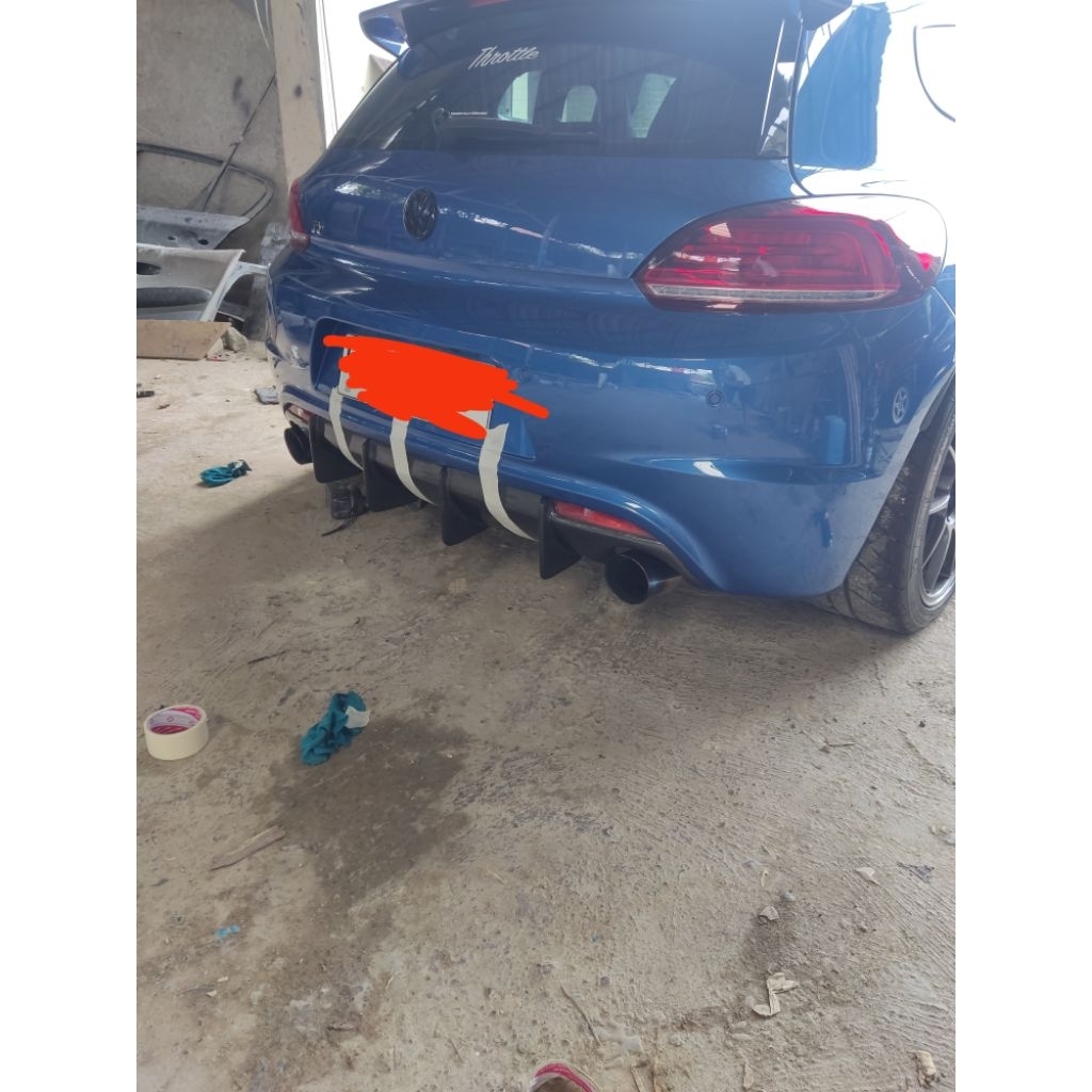 diffuser vw Scirocco carbon