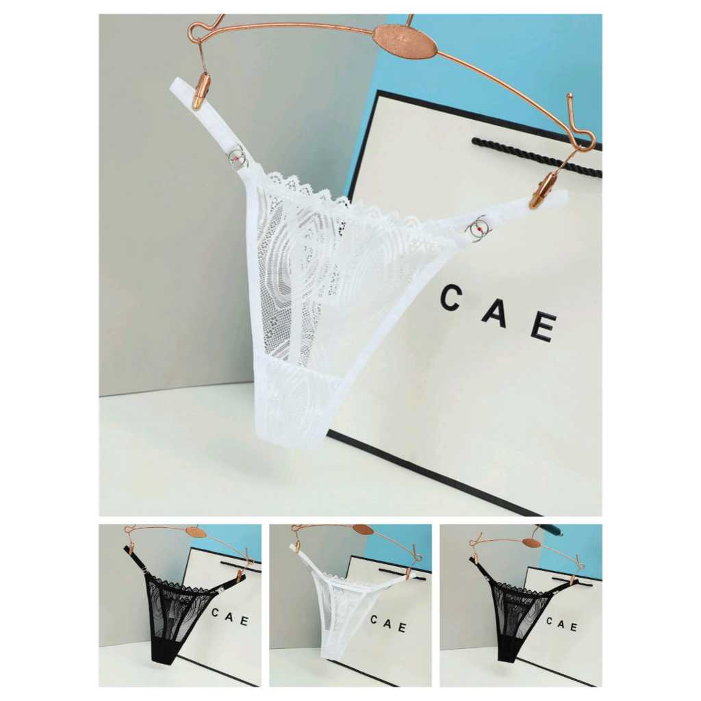 G string wanita 5046 T3 - g string renda lace model T back