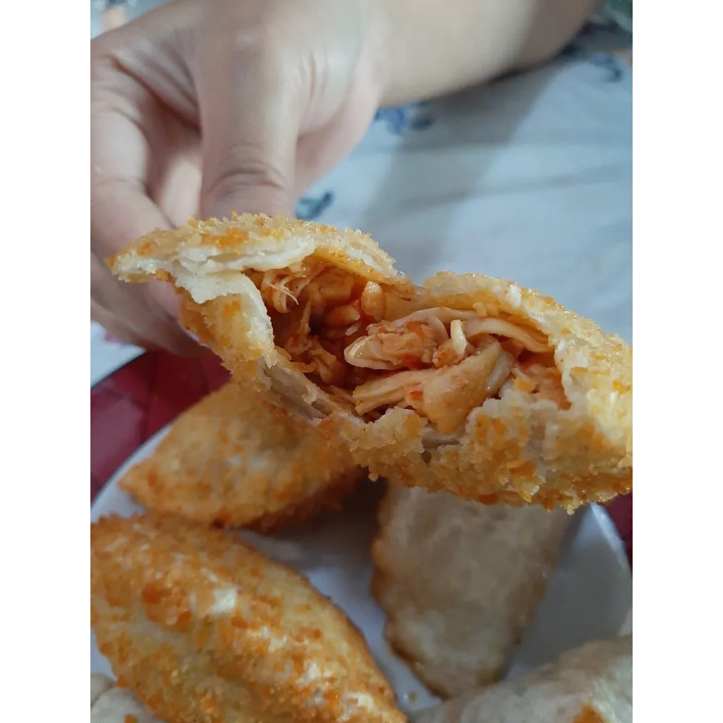 

Cireng isi Ayam Suwir Pedas, Bakso Pedas & Keju