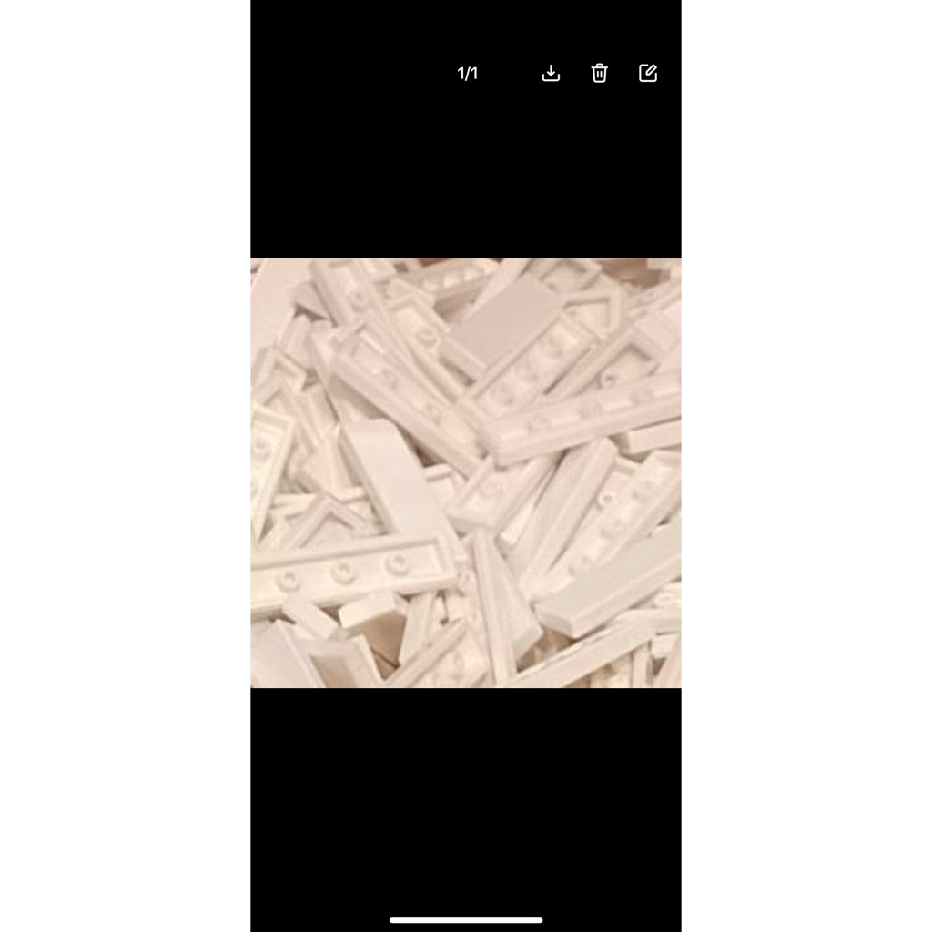 Lego 2431 tile 1x4 white