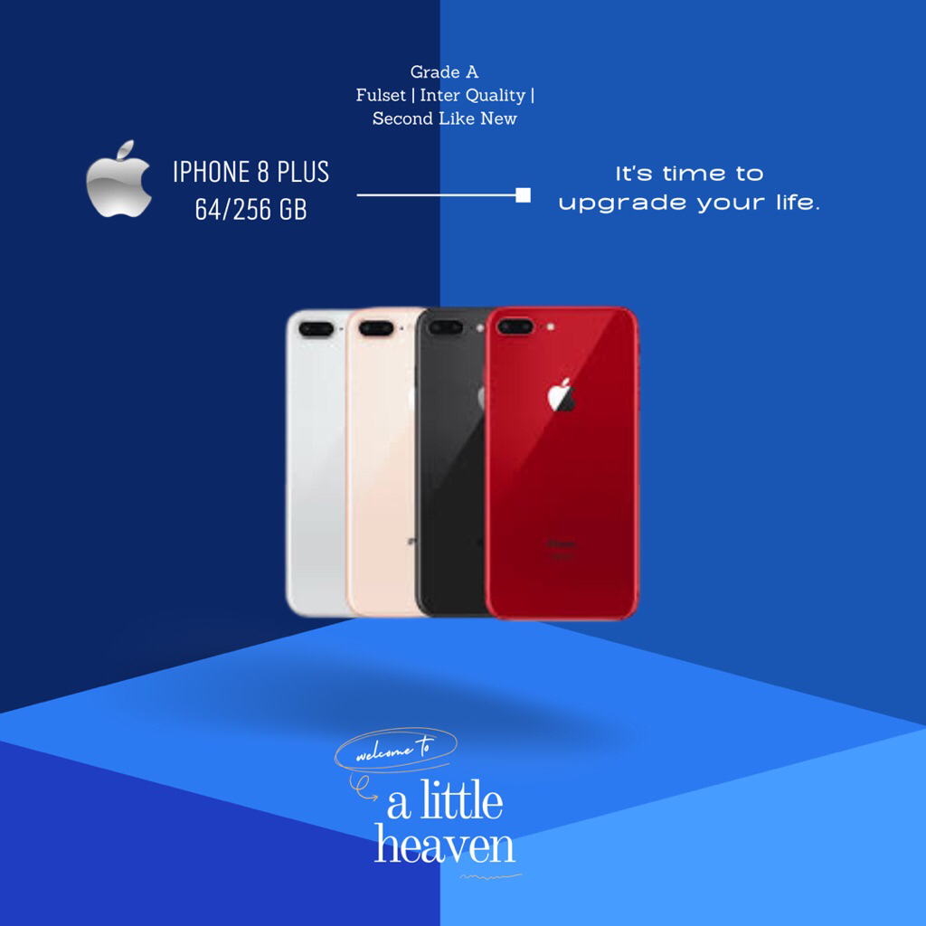 iPhone 8 Plus Original Second | Mulus Like New | Inter Quality | Aman & Terpercaya (Bukan Refurbishe