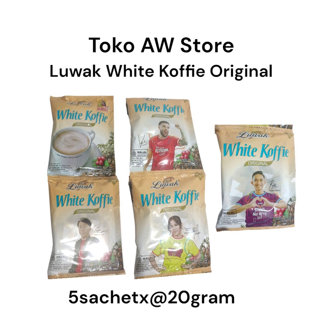 

Kopi Luwak White Koffie Original 5sachetx@20gram l Kopi Minuman