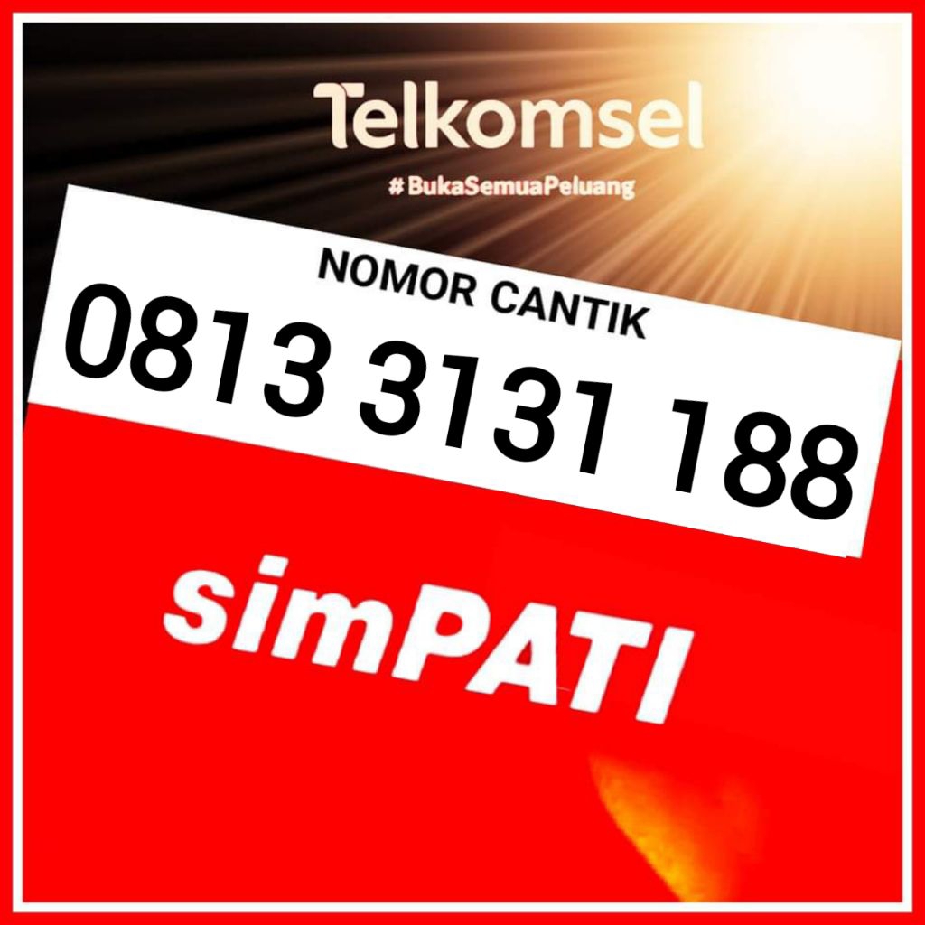 Nomor Cantik Simpati 11 Digit 0813 3131 188