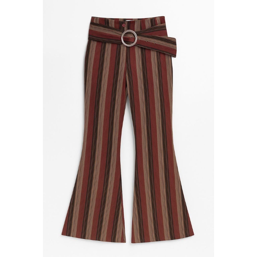 Preloved Celana Panjang Wanita Sabuk Gesper Besar