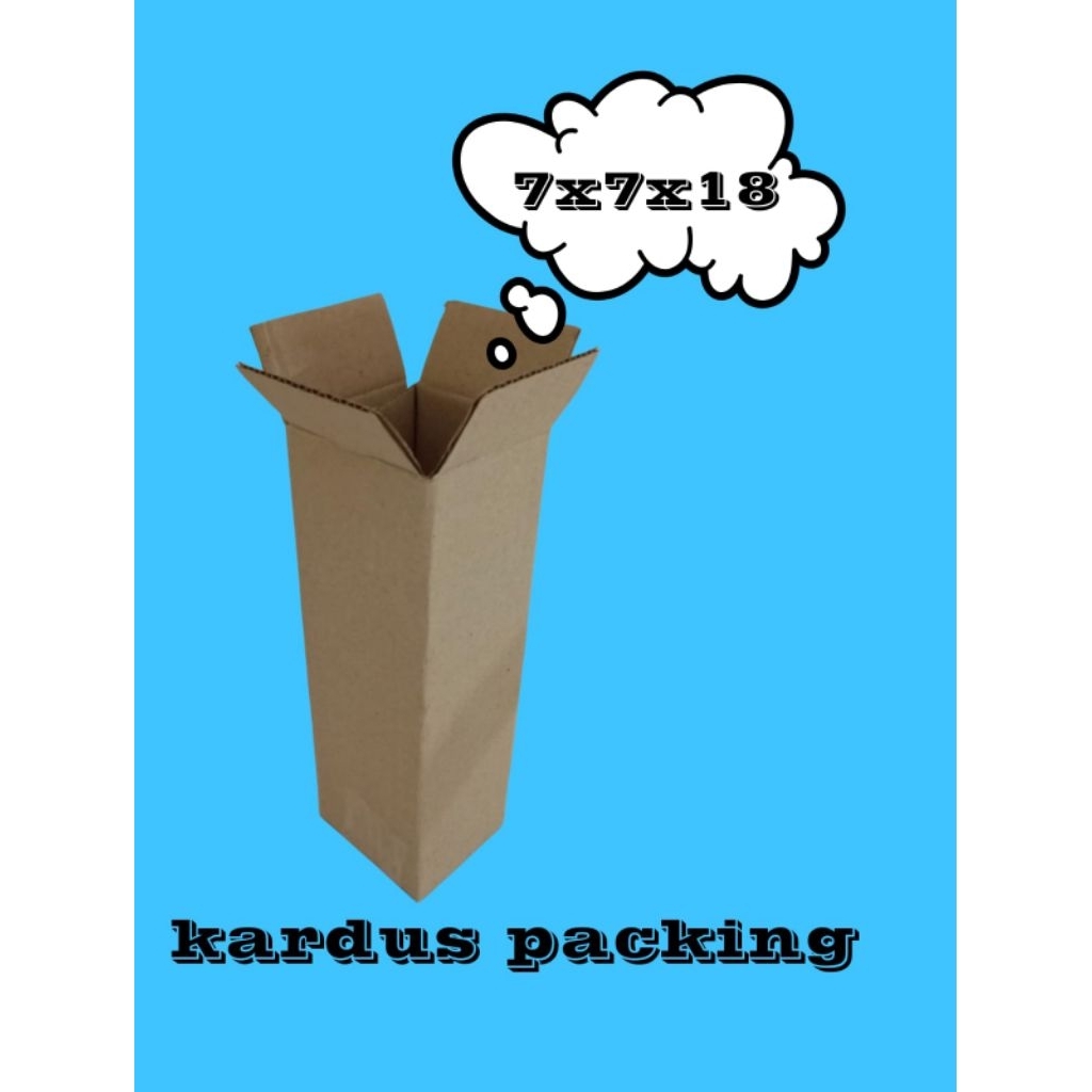 

kardus packing UK 7x7x18 kardus kecil kardus besar..