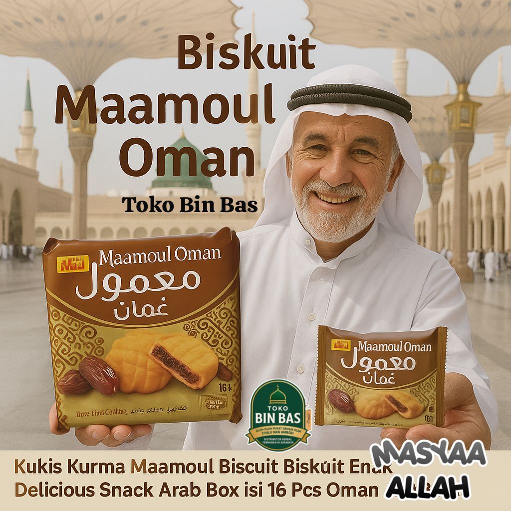 

Kukis Kurma Maamoul Biskuit Oman Enak Delicious Snack Arab Box isi 16 Pcs Biscuit Oman Dates Al Batal