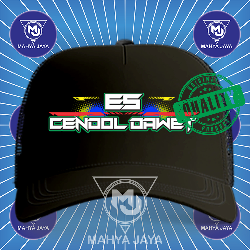 MAHYA JAYA TOPI ES CENDOL DAWET SEGER TRUCKER JARING PREMIUM