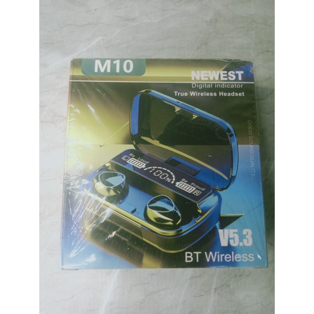 TWS M10 HEADSET BLUETOOTH DAN WIRELESS