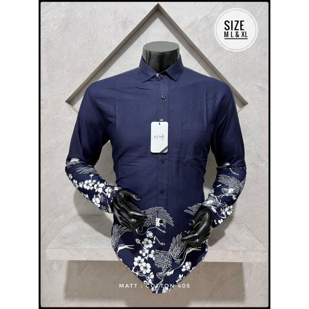 Kemeja batik pria original azwr