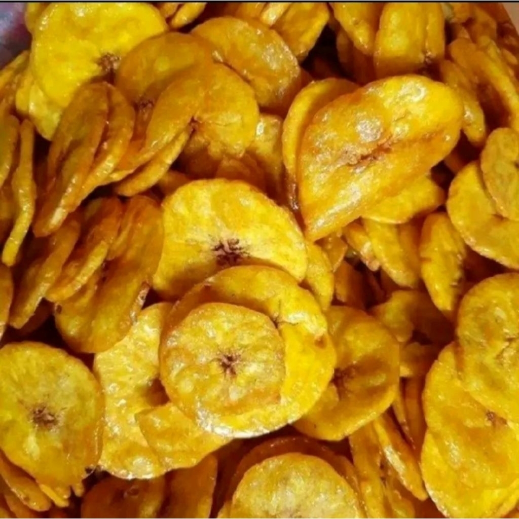 

Termurah keripik pisang bentuk koin rasa manis kemasan 250gr dan 500gr food Snack cemilan