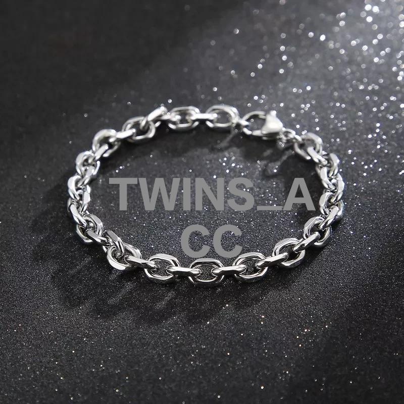 GELANG RANTAI JEFRI NICHOL PRIA RANTAI TITANIUM ORIGINAL 100% GELANG PUNK BRECELET PORT STAINLEESS S