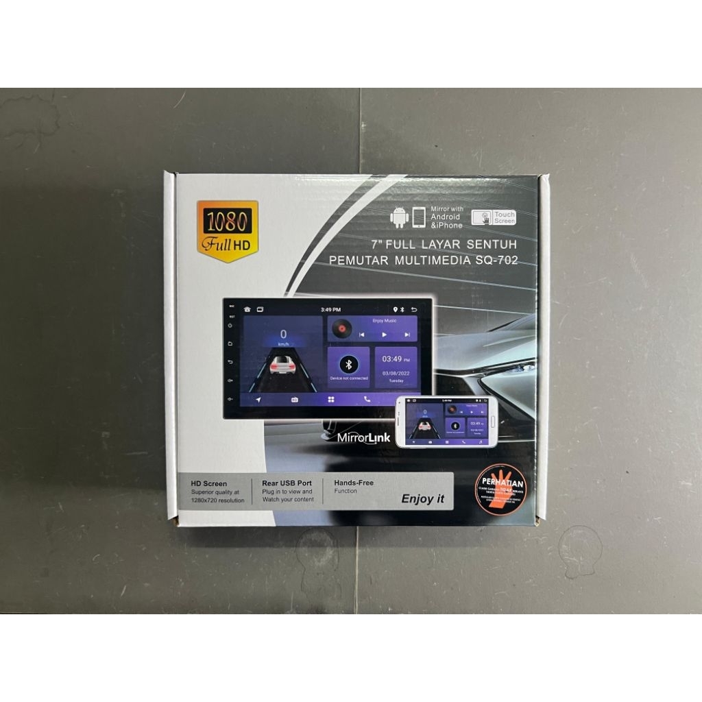 Q-ONE Head Unit Android 7 Inch Full Touchscreen Pemutar Multimedia Mobil - Head unit android, Head u