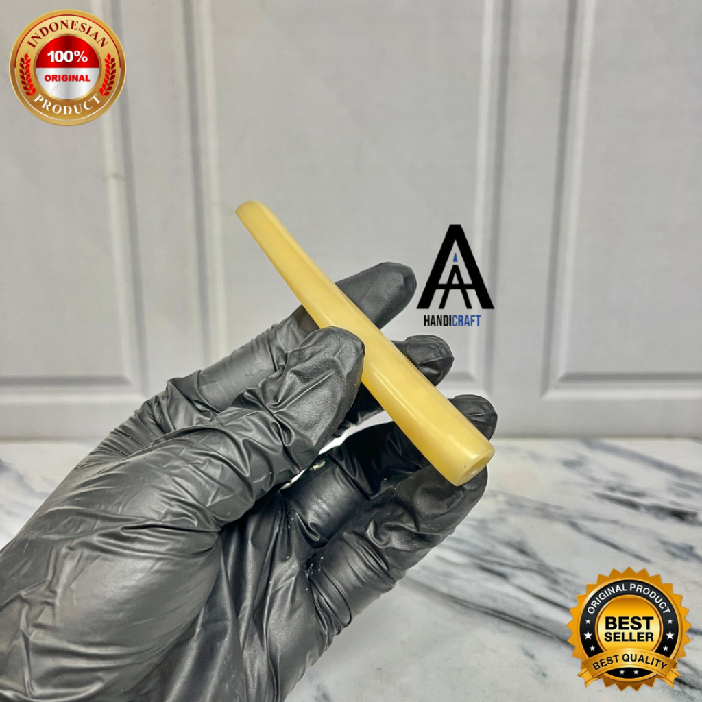 Pipa Tulang kuning Premium Once Padudan By Aahandicraft