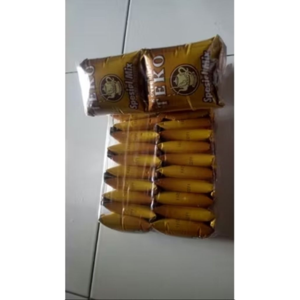 

Kopi Spesial Mix/Kopi Cap Teko/Kopi+Gula spesial Khas Bogor kemasan 25g 1 pack isi 20 pcs