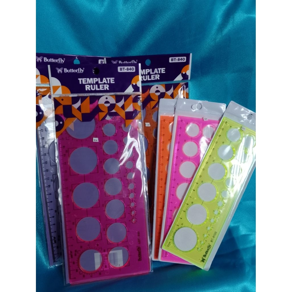 

Promo Cuci Gudang" Penggaris Butterfly Lingkaran berbagai Ukuran