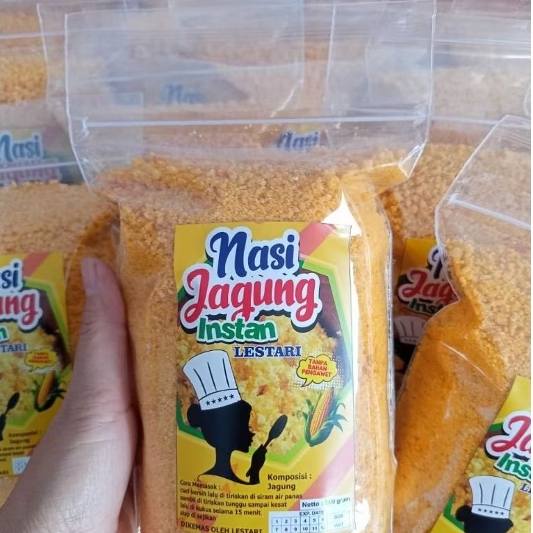 

Nasi Jagung instan/Beras Jagung/Sego Jagung 500gr