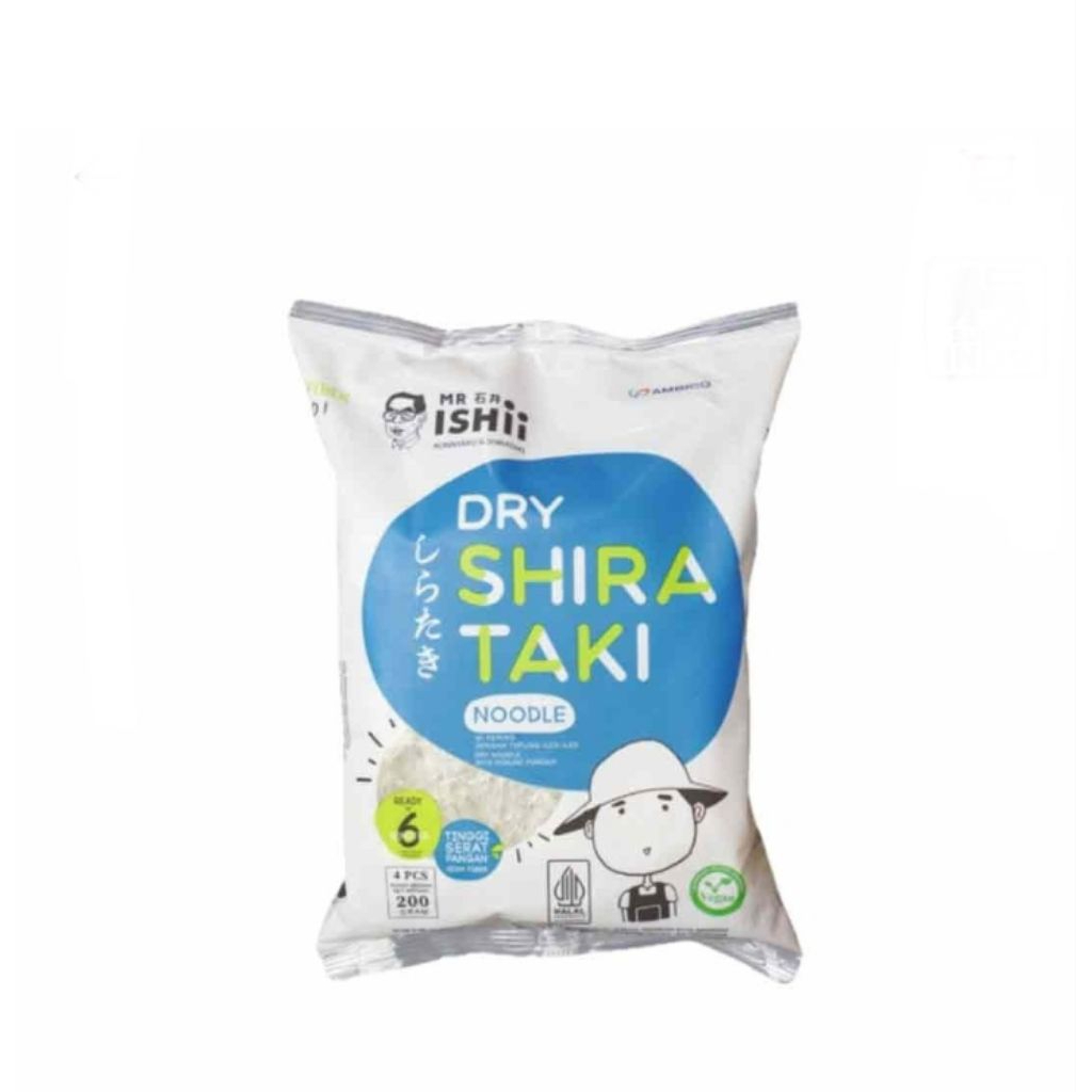 

Mr Ishii noodle dry shirataki pack 200 gr