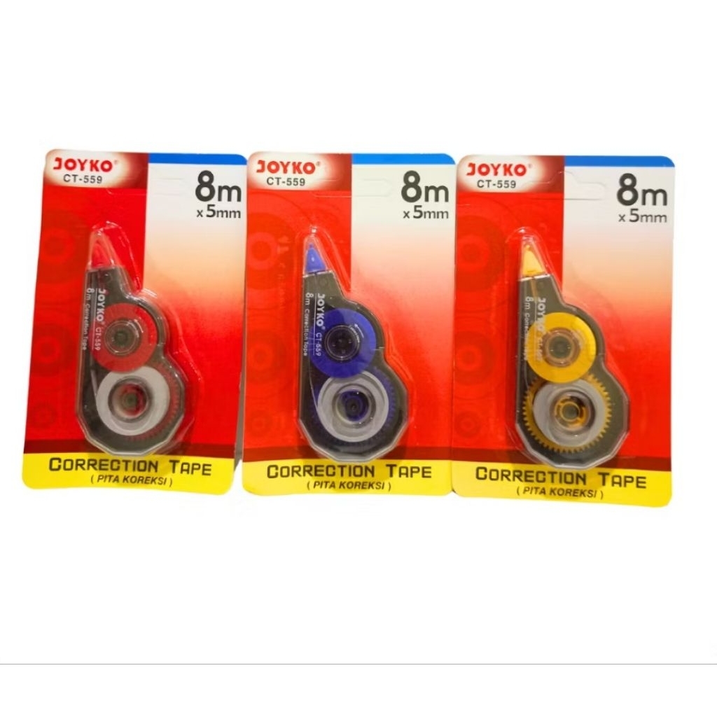 

Tipe X Kering Joyko Tipe X Roll Tipe X Kertas Joyko Correction Tape 8m