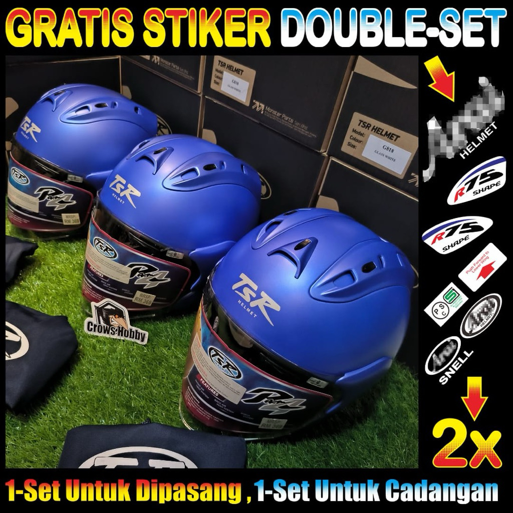 Helm TSR Ram 4 Flat Blue