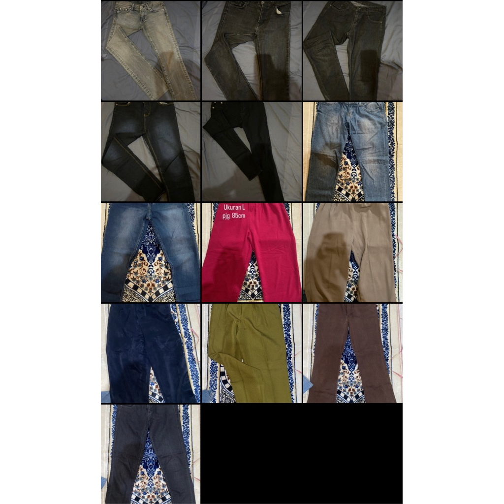 PRELOVED CELANA KULOT & JEANS